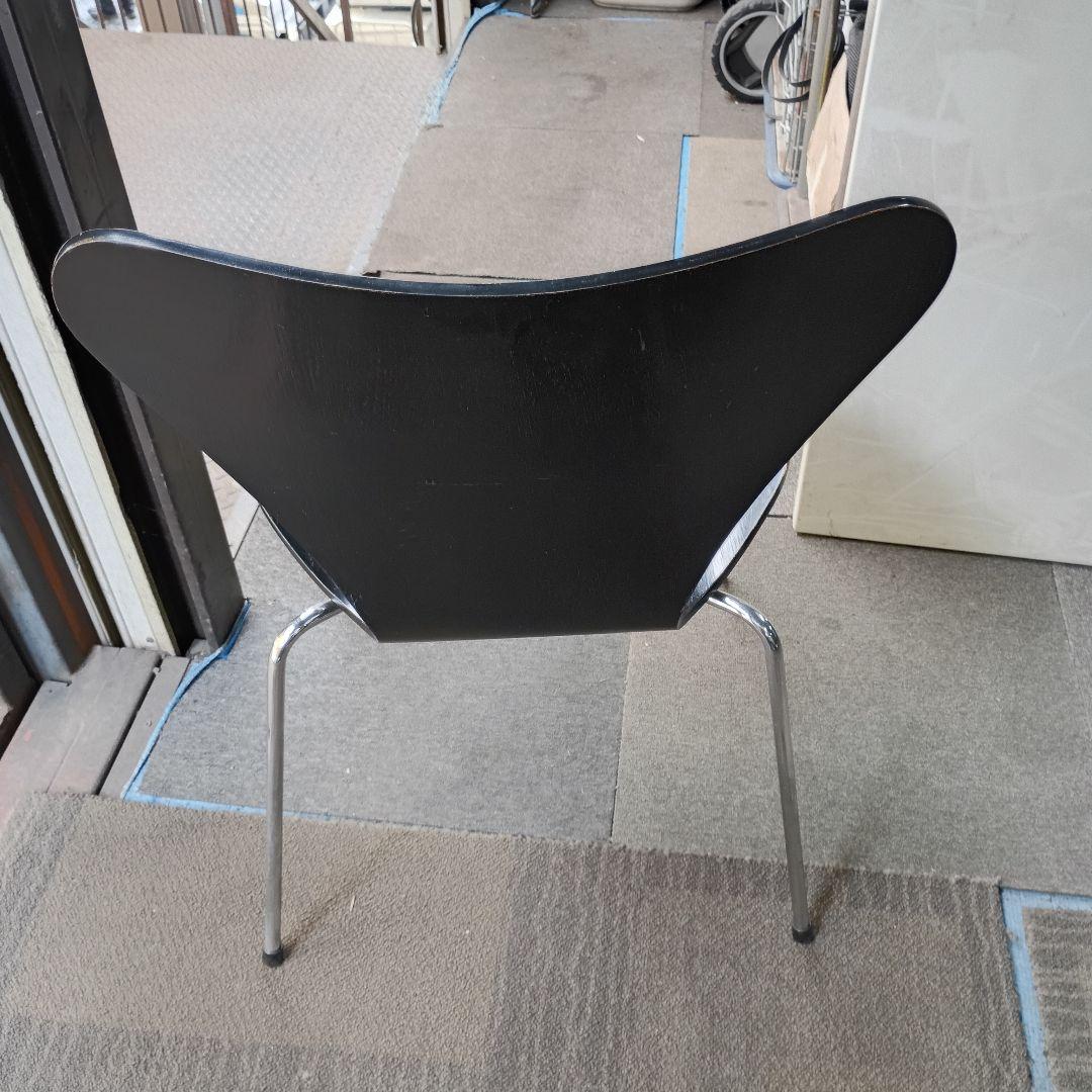 【傷多数】 FRITZ HANSEN　セブンチェア　ブラック系