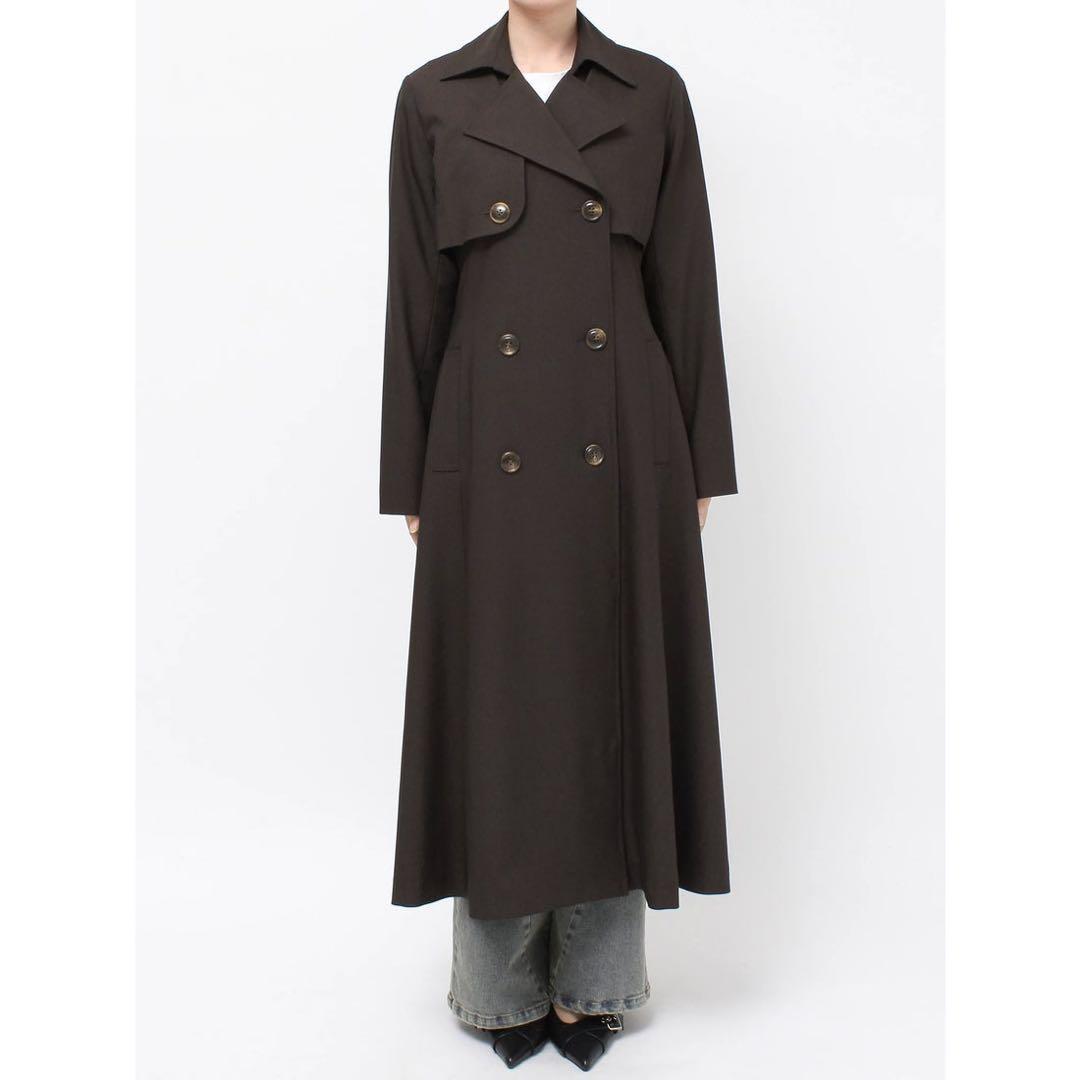 RESEXXY（リゼクシー） 2WAYセパレートフレアトレンチコート （BRN）