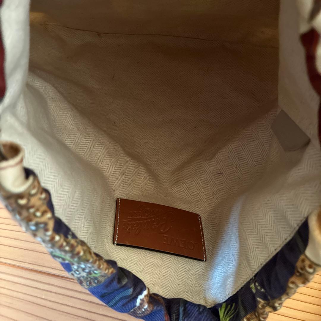 ロエベ ドローストリングポーチ マーメイド