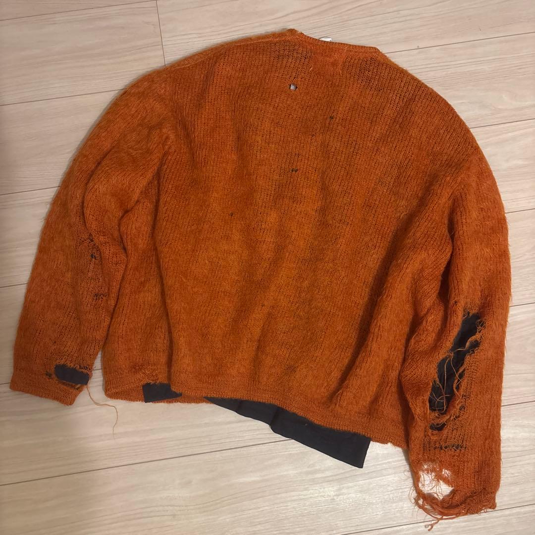 60s Vintage REVERE シャギー モヘア カーディガン ボロ