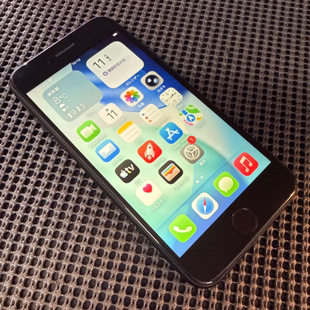 iPhoneSE 第2世代 ブラック 128GB SIMフリー バッテリー交換済