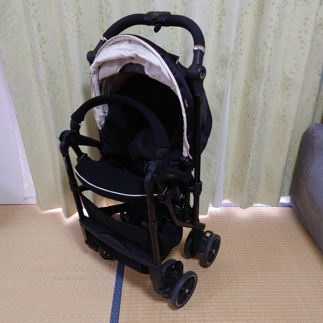【美品】コンビ ベビーカー メチャカル オート4キャス エッグショック A型