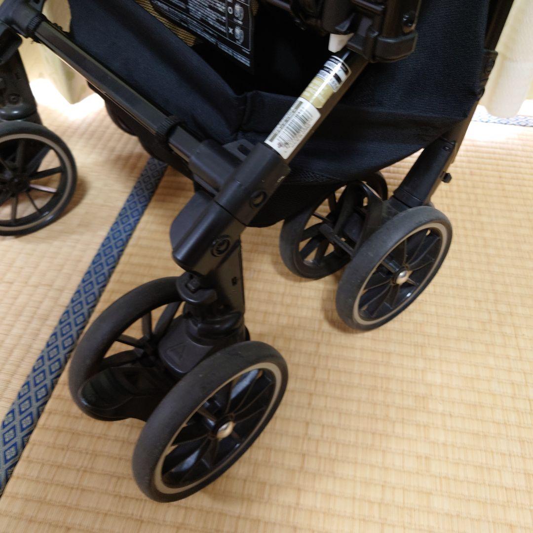 【美品】コンビ ベビーカー メチャカル オート4キャス エッグショック A型