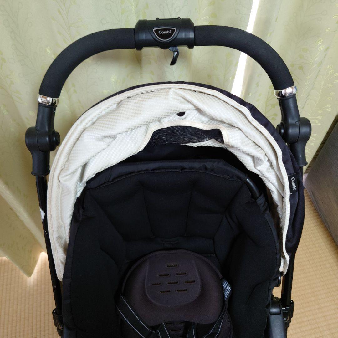 【美品】コンビ ベビーカー メチャカル オート4キャス エッグショック A型
