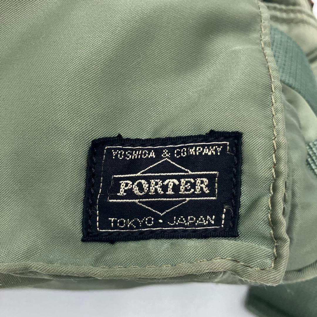 PORTER 吉田カバン TANKER ボディバッグ セージグリーン