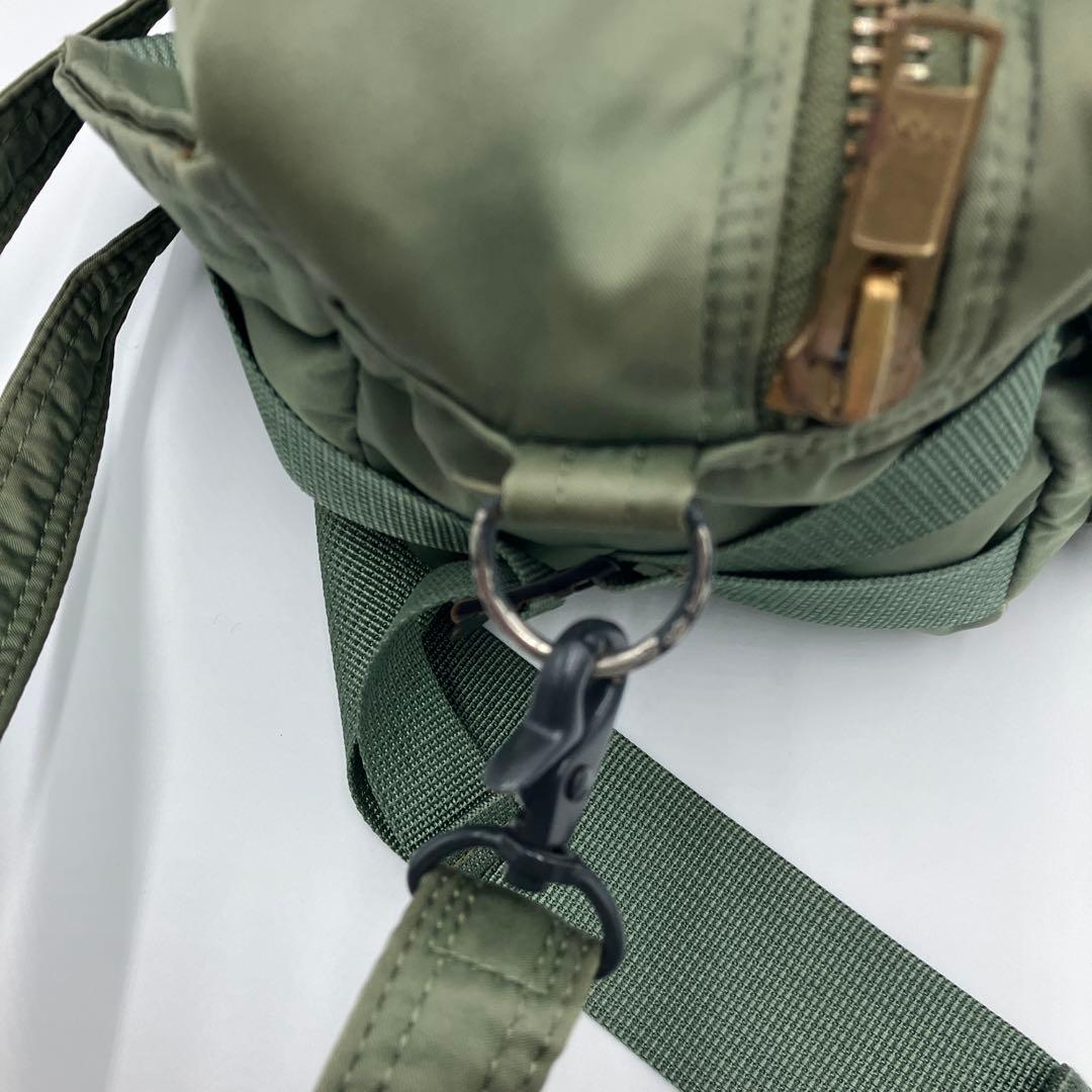 PORTER 吉田カバン TANKER ボディバッグ セージグリーン