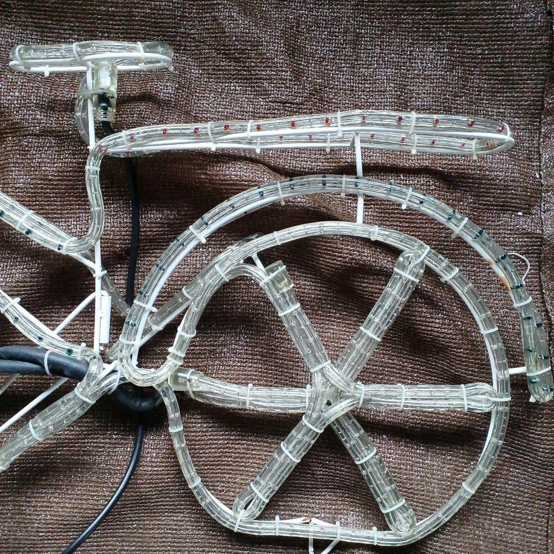 大型サイクル イルミネーション.ガーデンライト.モチーフ自転車