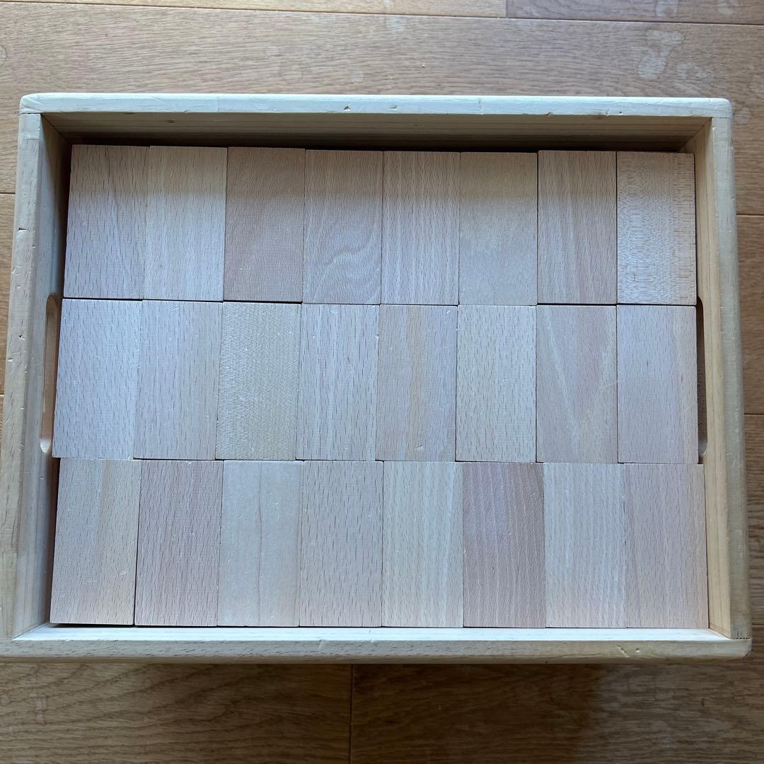良品！ドクスピール 積み木 木箱付き 直方体 192個