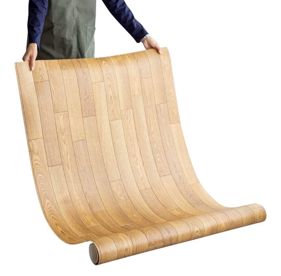 新品含む！【14畳分】ラグリエ フロアマット 木目 ナチュラル