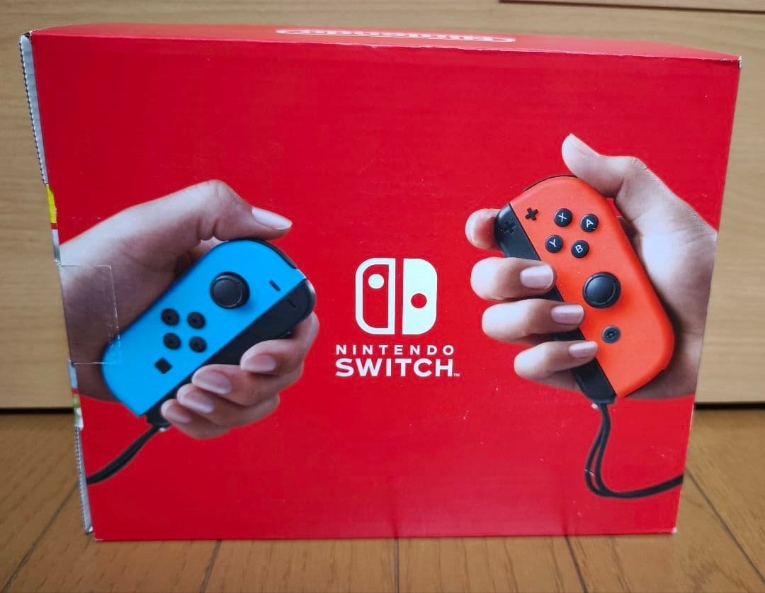 Nintendo Switch ニンテンドースイッチ本体 青/赤 箱 付属品付き