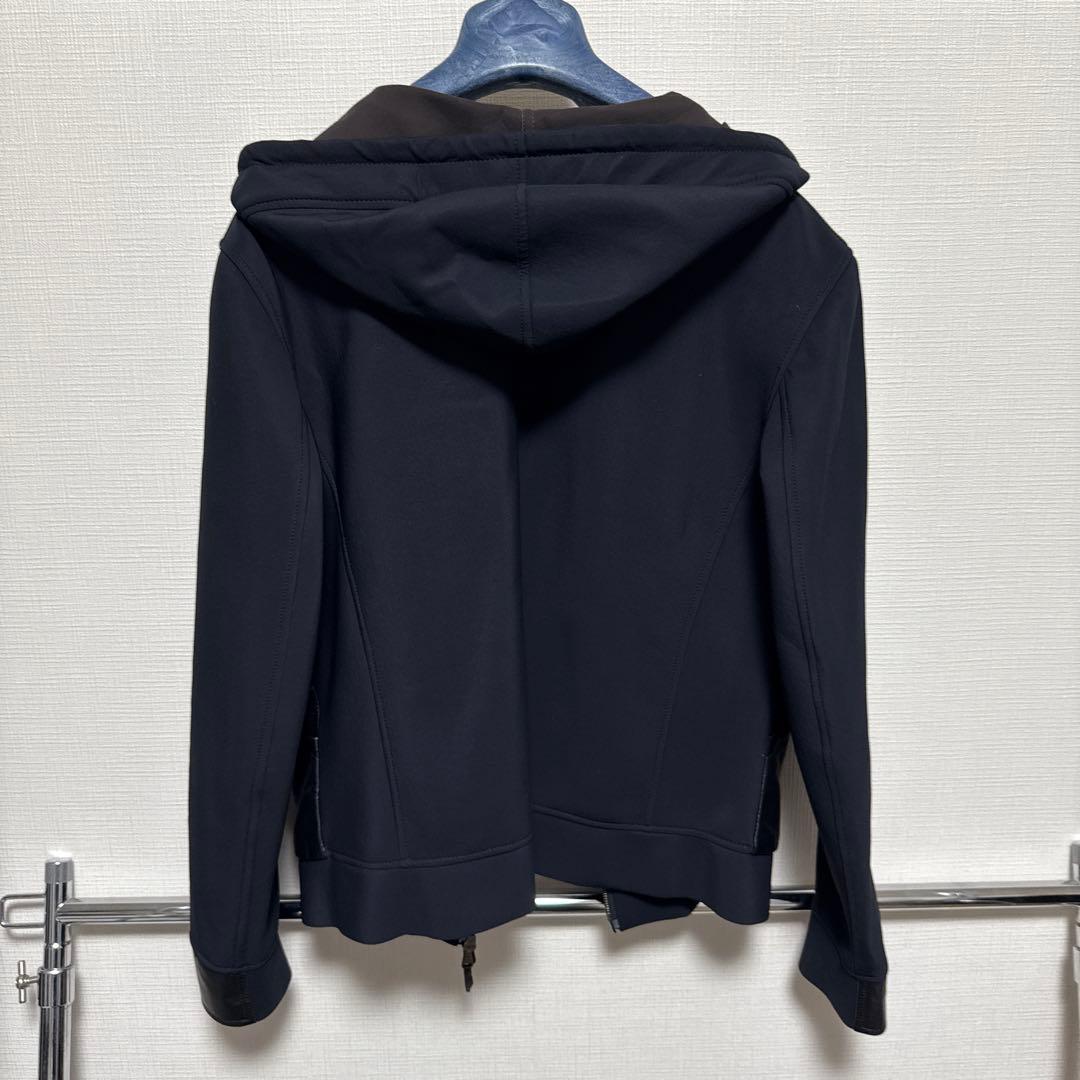 EMMETI フード付きレザージャケット 48 エンメティ