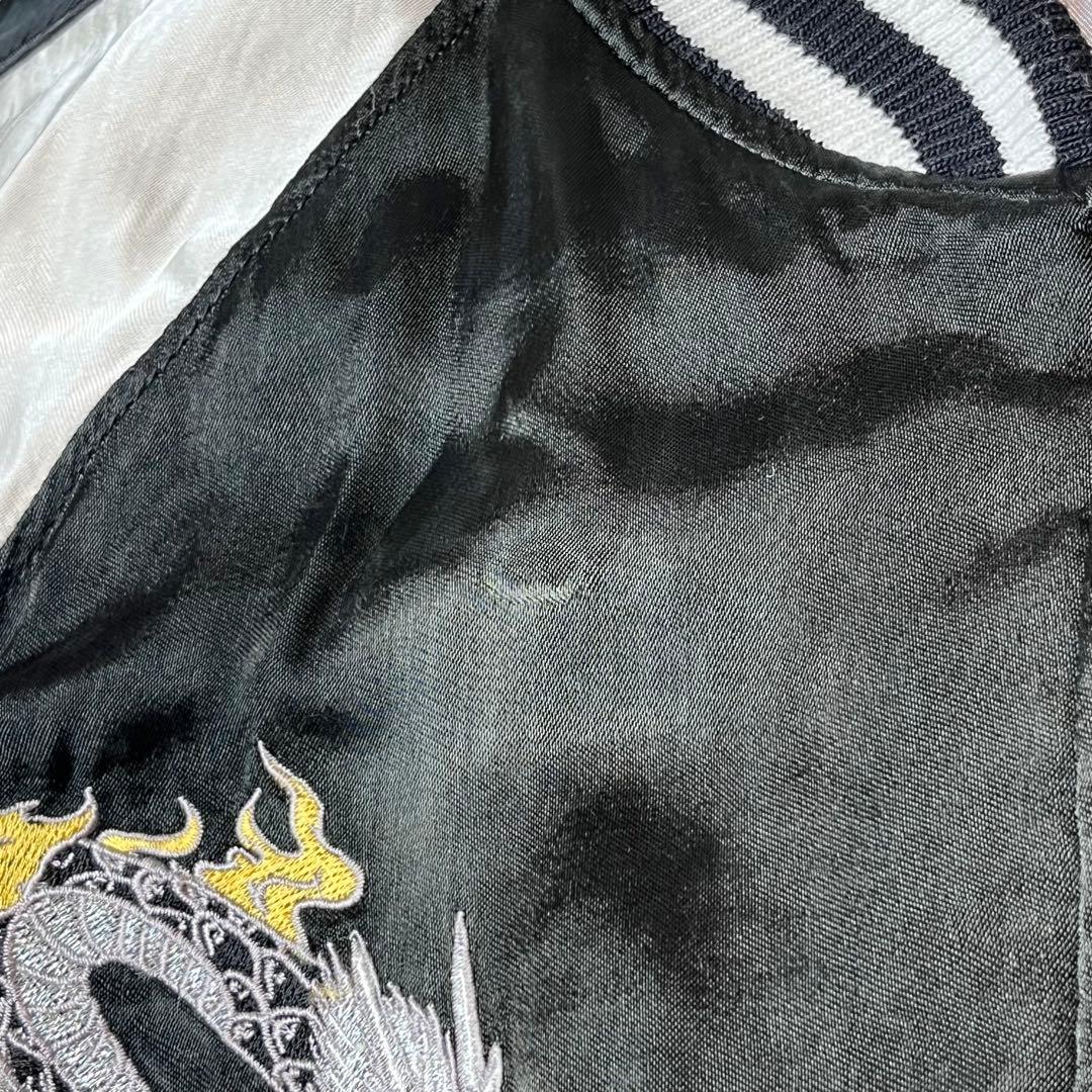 DOG TOWN スカジャン 黒龍 BLACK DRAGON ブラック XL