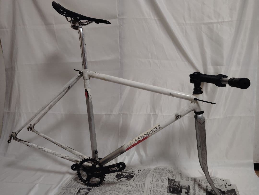 値下げ ブリジストン レイダック クロモリ フレームセット 付属品多数