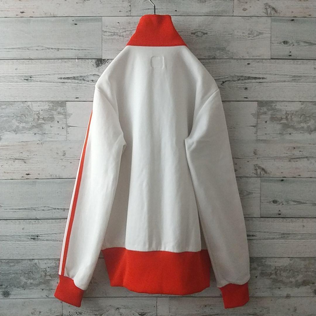 超人気☆アディダス 刺繍トレフォイルロゴ バイカラー 切替 トラックジャケット