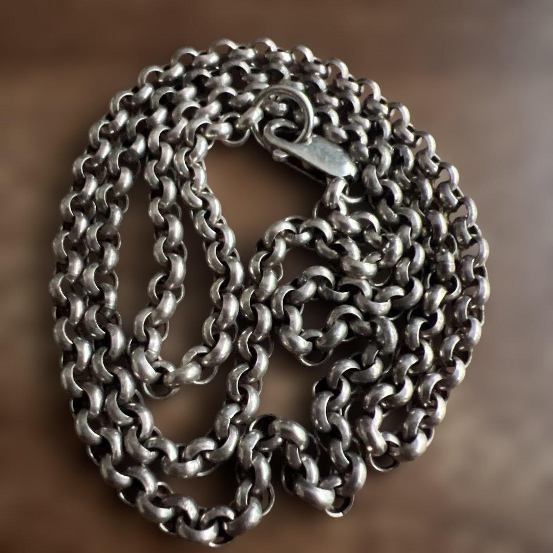 シルバーポロチェーン　50cm