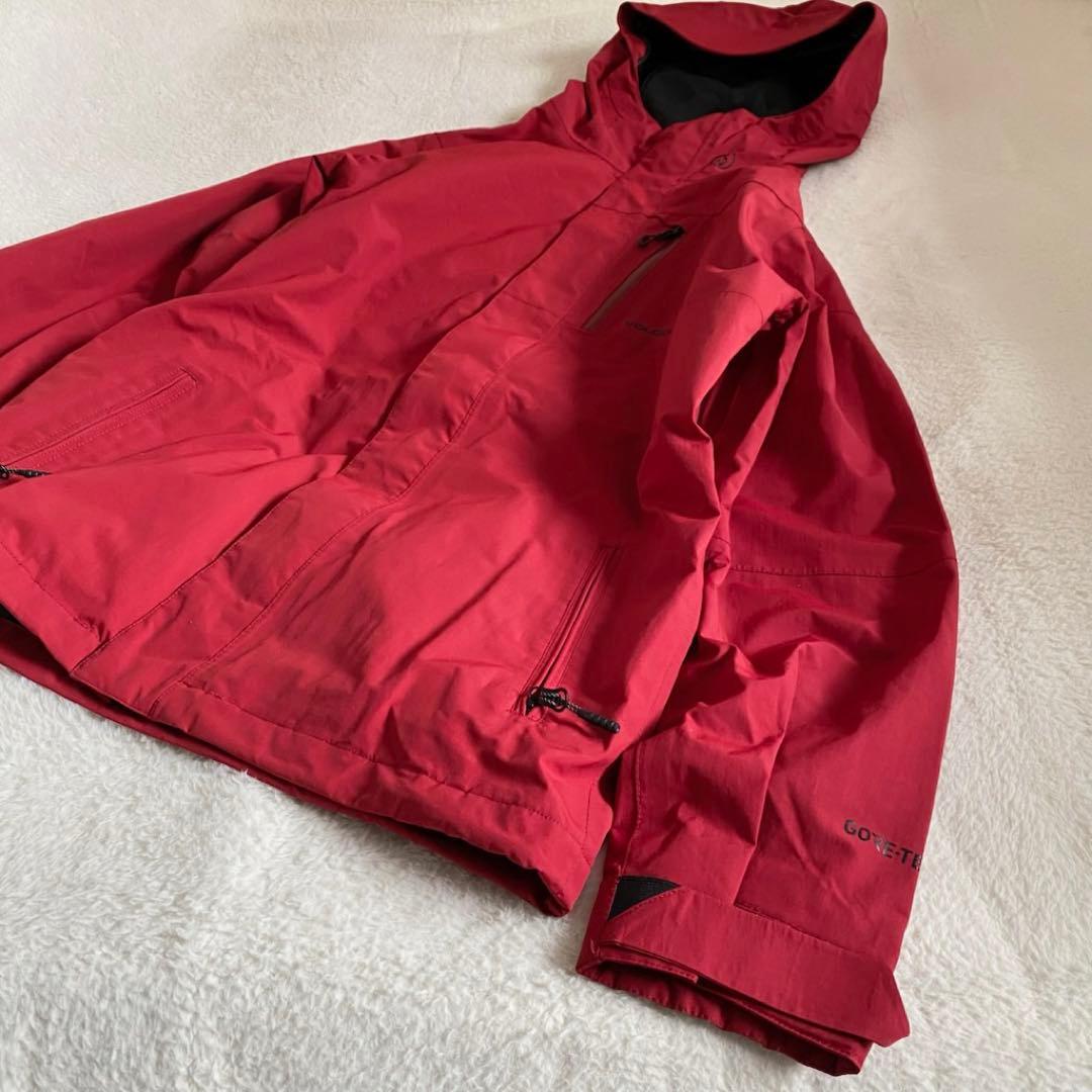 VOLCOM ゴアテックス　スノーボードウェア　ジャケット　ボルドー　赤　M