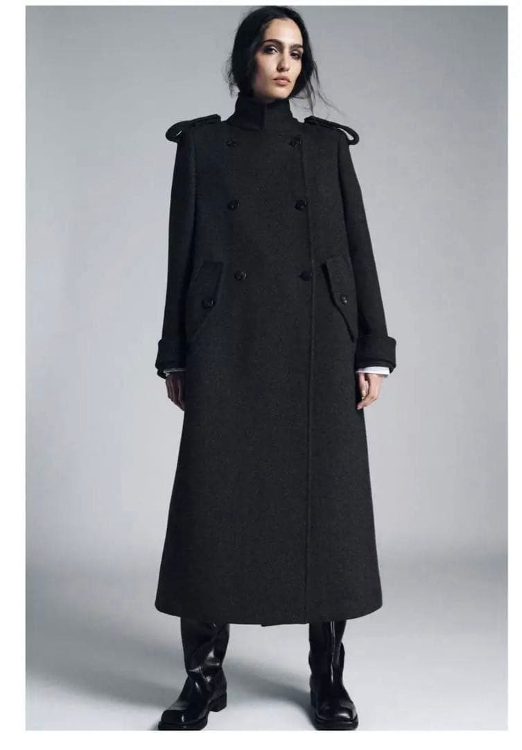 ZARA ZW COLLECTION ウールロングコート S