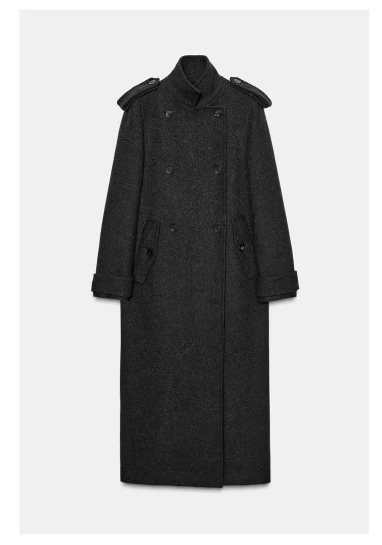 ZARA ZW COLLECTION ウールロングコート S