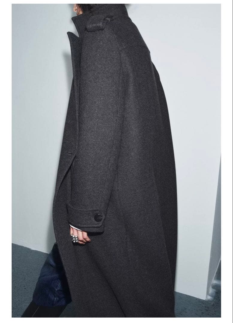 ZARA ZW COLLECTION ウールロングコート S