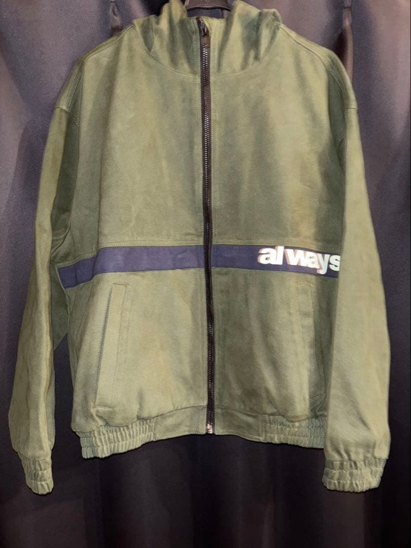ジャケット・アウター Always TWO TONE CANVAS BOMBER JACKET
