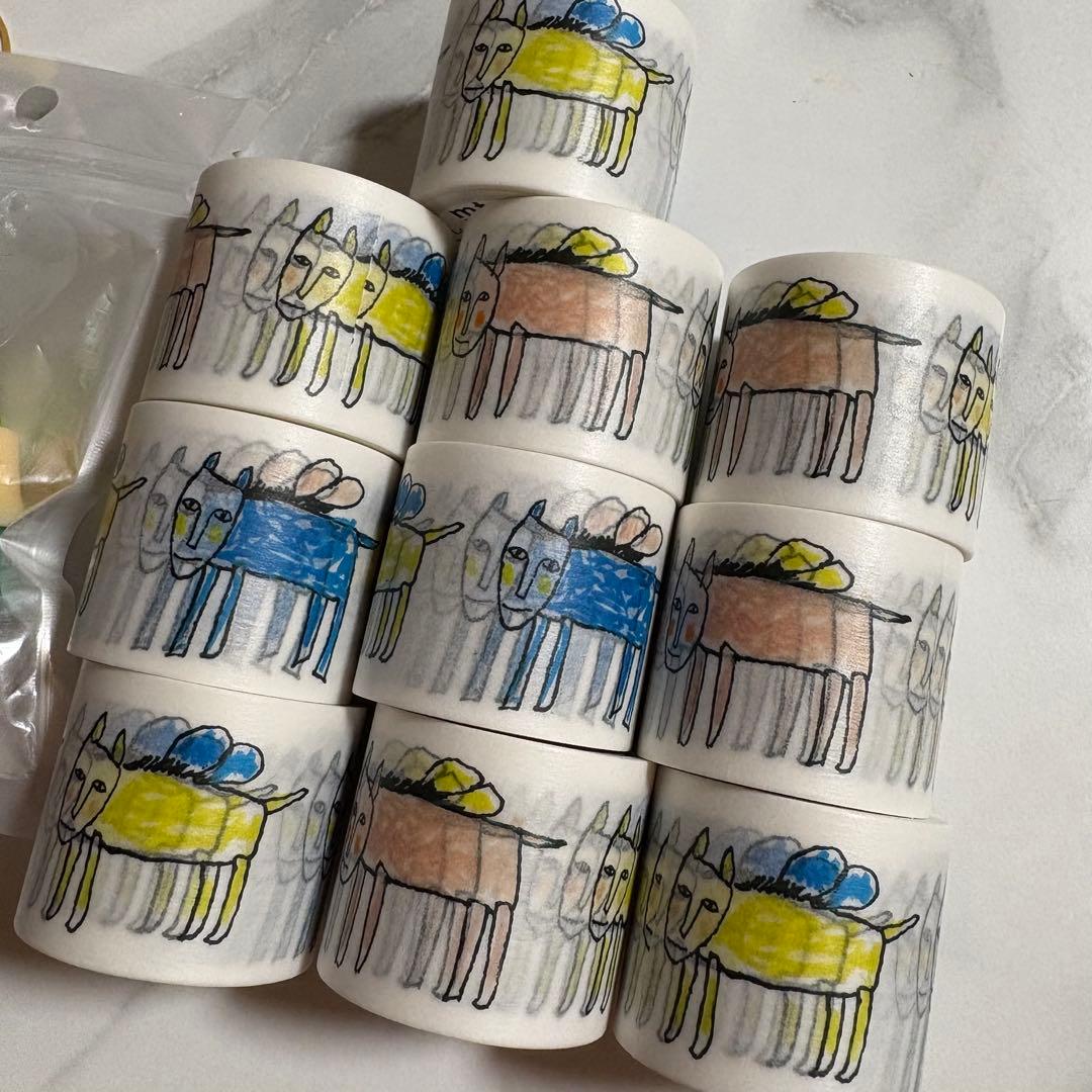 mt マスキングテープ ミナペルホネン pegasus ペガサス　１０本no50