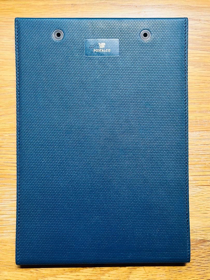【POSTALCO】オールレザースナップパッド A5 ネイビー（リフィル付き）