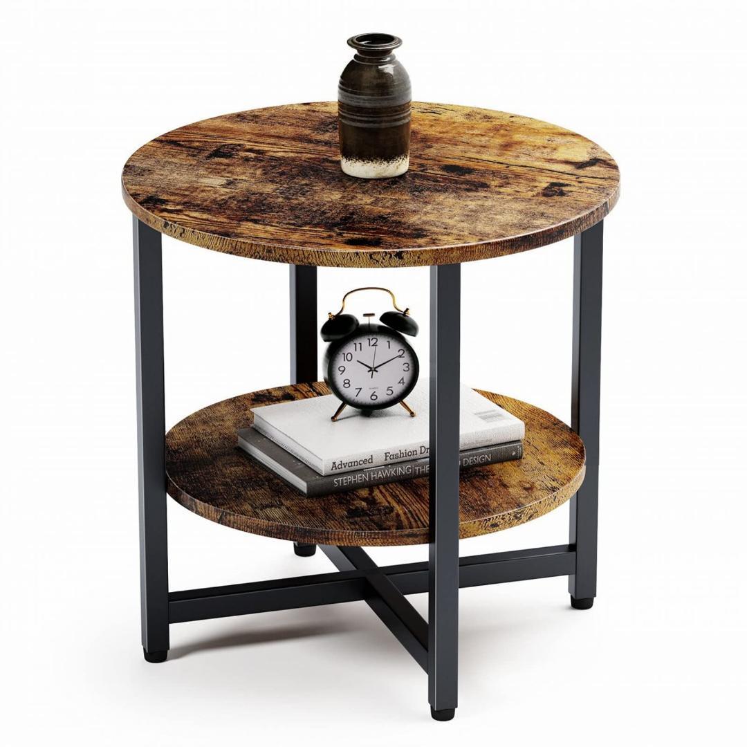 丸形 スタイリッシュ サイドテーブル 北欧デザイン ヴィンテージ