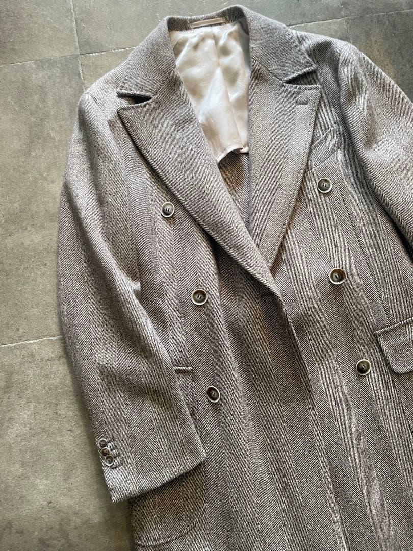 ring jacket メンズロングコート　ウール100%