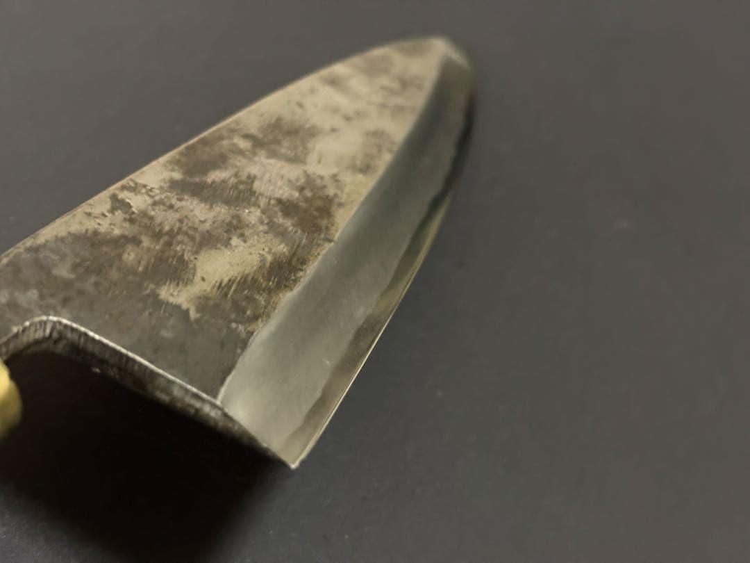 正本 出刃 黒打ち 155mm