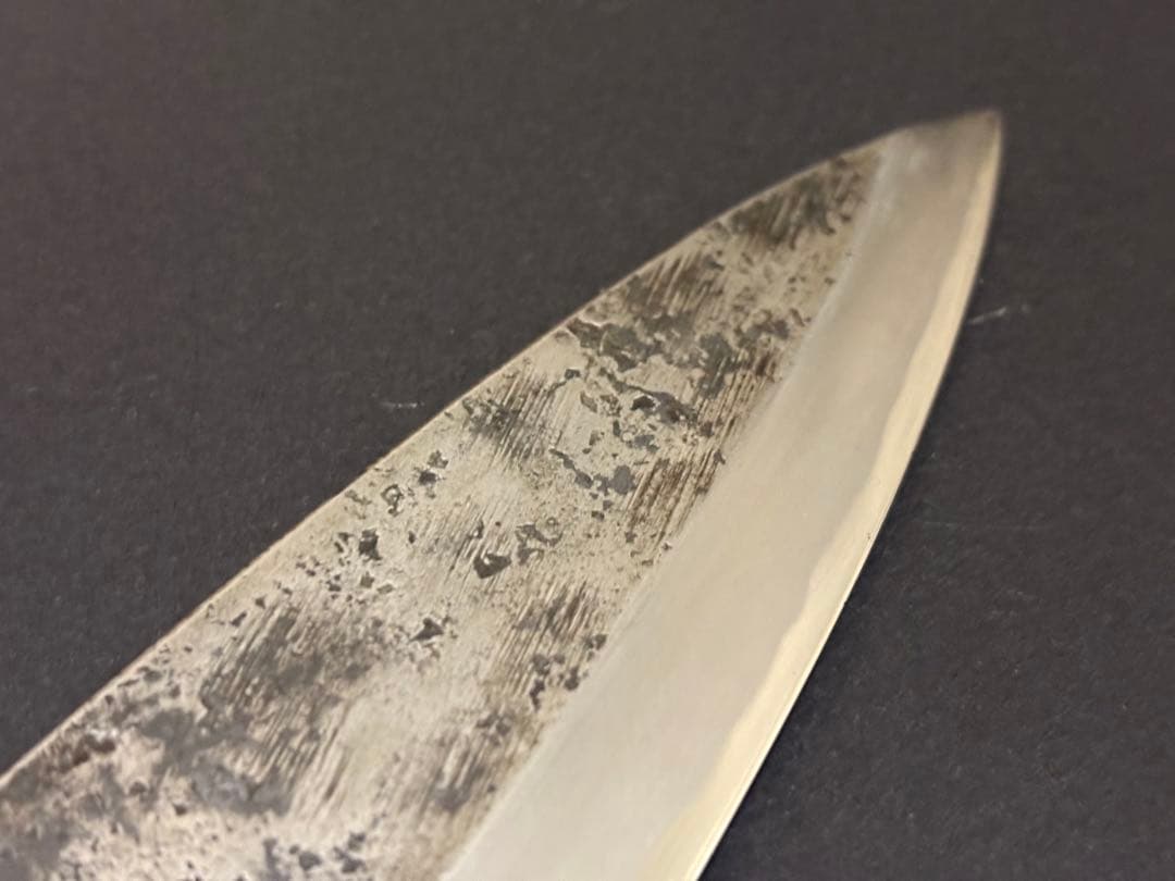 正本 出刃 黒打ち 155mm