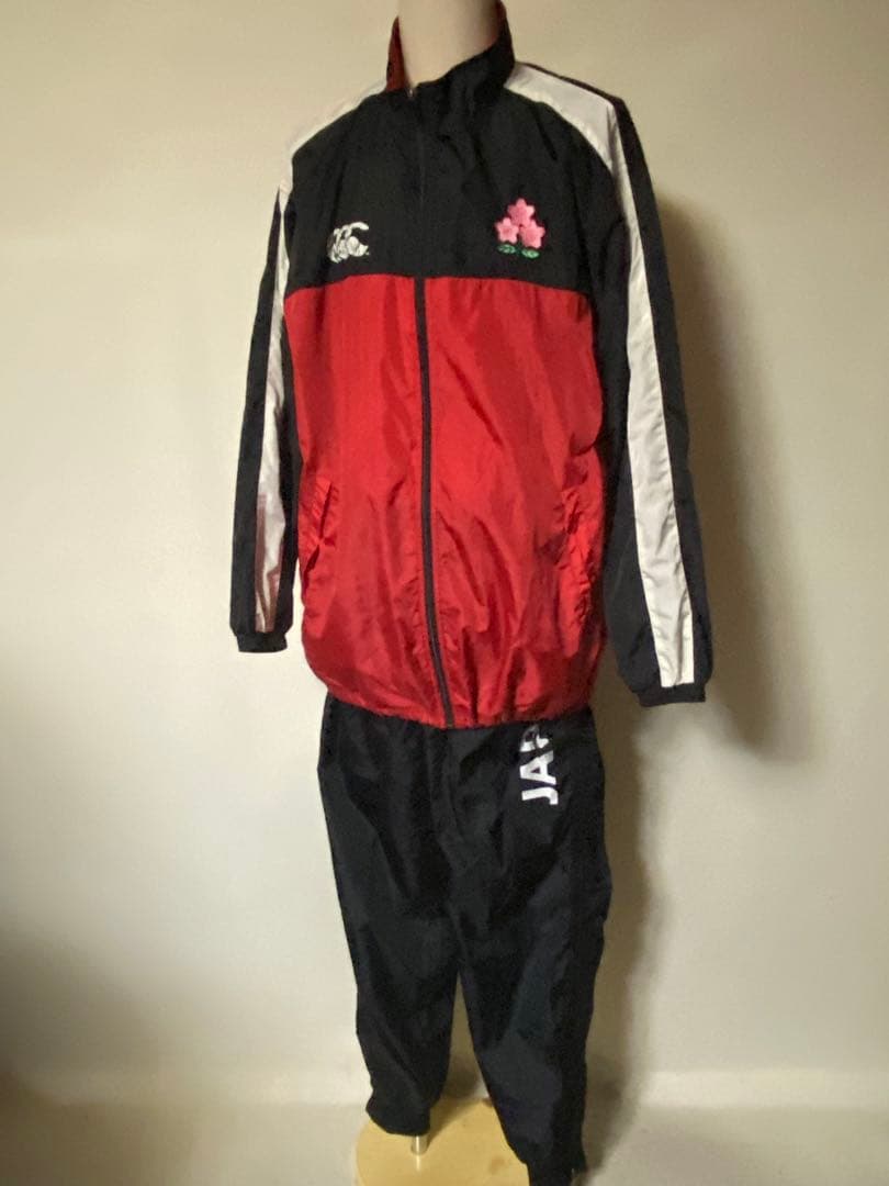 カンタベリー 日本代表 ウォームアップウェア 赤/黒