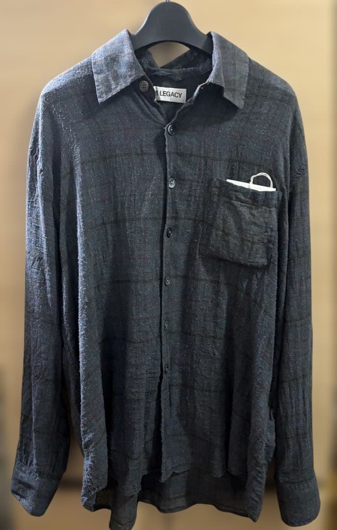 深水光太着用OURLEGACY ABOVE SHIRT BAZAAR CHECK