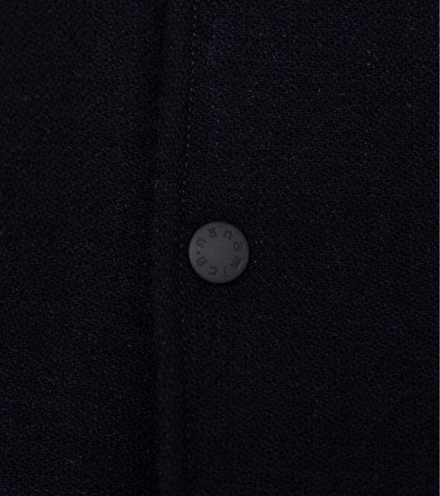 nanamica OOALスタジアムジャケット ウールリネンダークネイビー