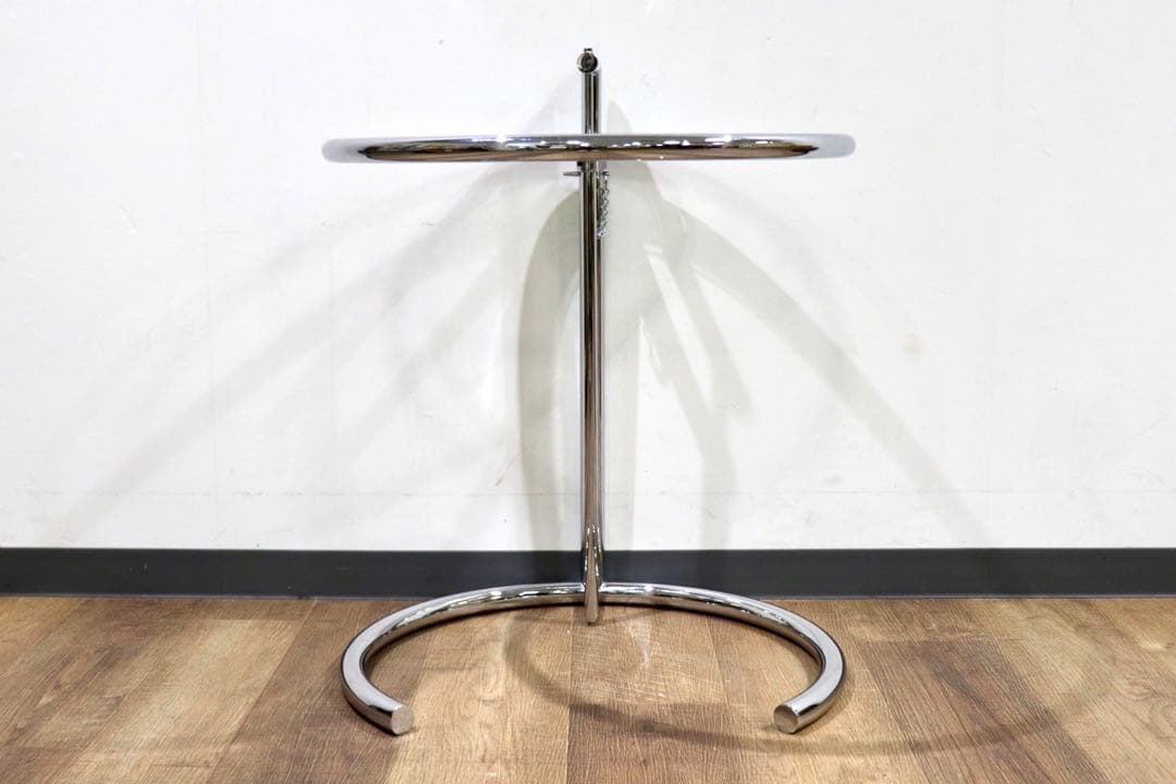 GMGS275○ガラステーブル サイドーテーブル コーヒーテーブル 高さ調整可能