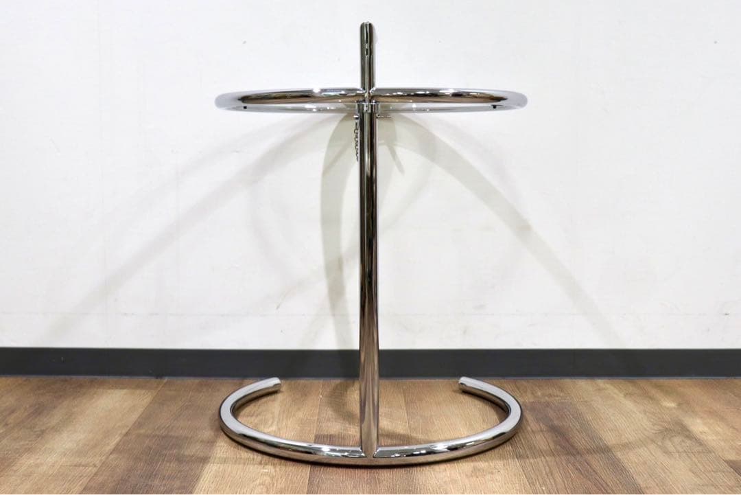 GMGS275○ガラステーブル サイドーテーブル コーヒーテーブル 高さ調整可能