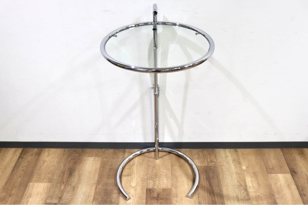 GMGS275○ガラステーブル サイドーテーブル コーヒーテーブル 高さ調整可能