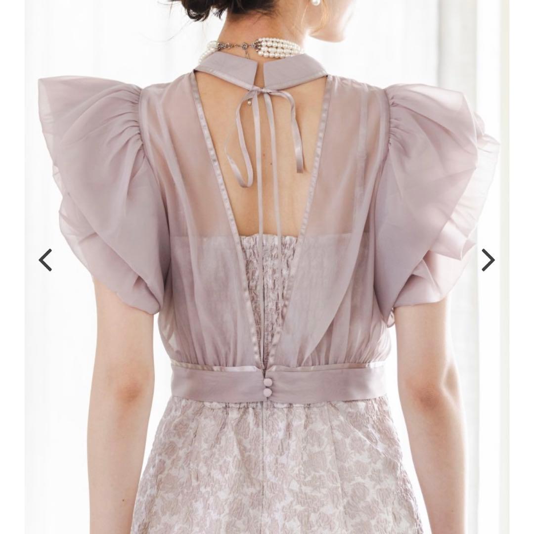 SNIDEL ボレロセットジャガードドレス　1