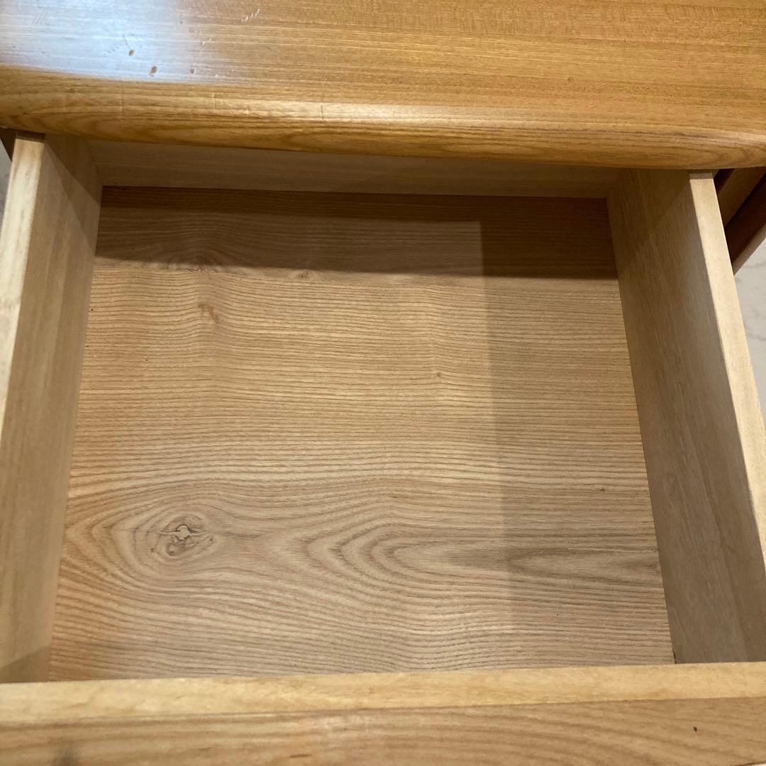 光家具　バタフライ式　キッチンワゴン　マルチワゴン　木製　キャスター付き