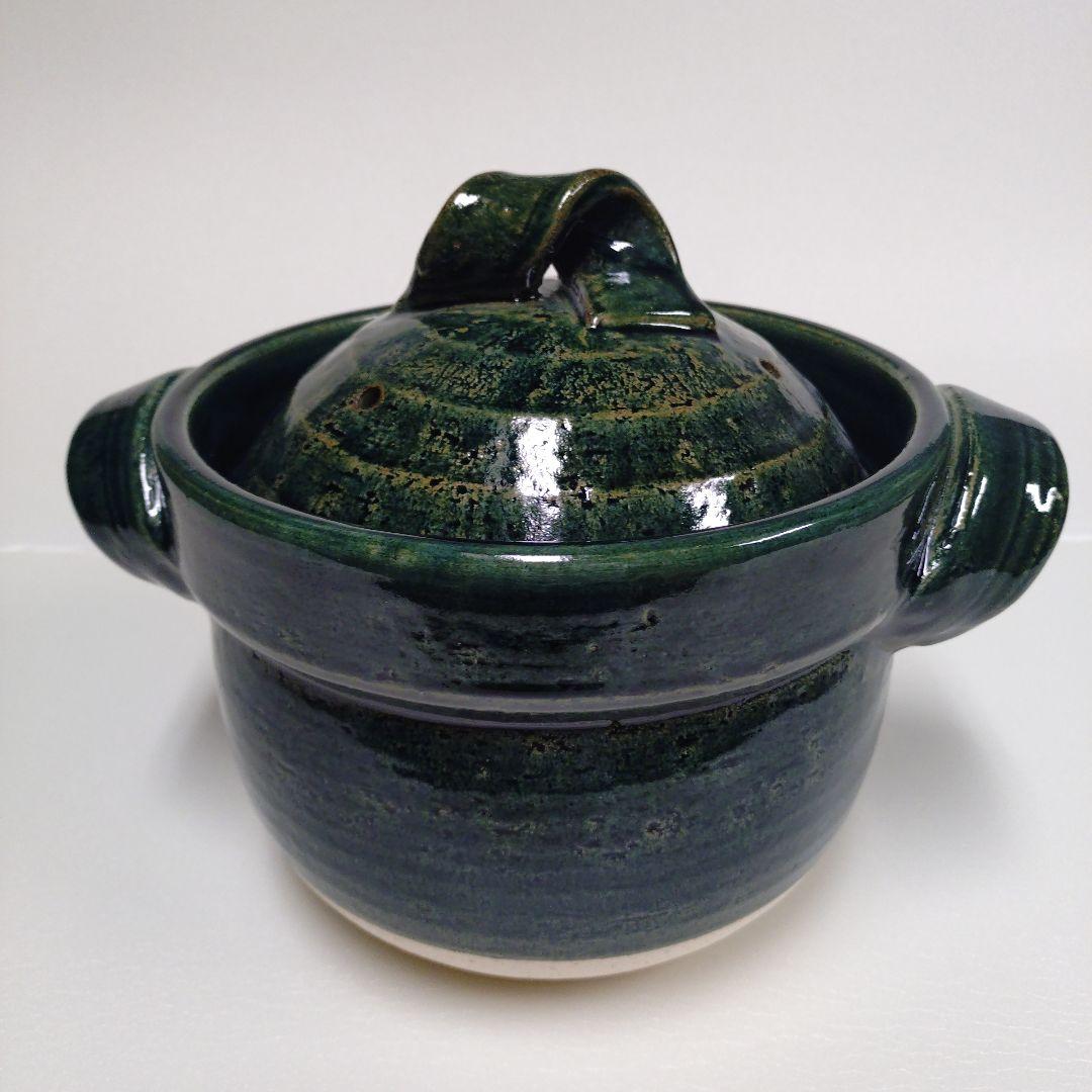 信楽焼　ご飯炊き土鍋5合用　飯炊き鍋