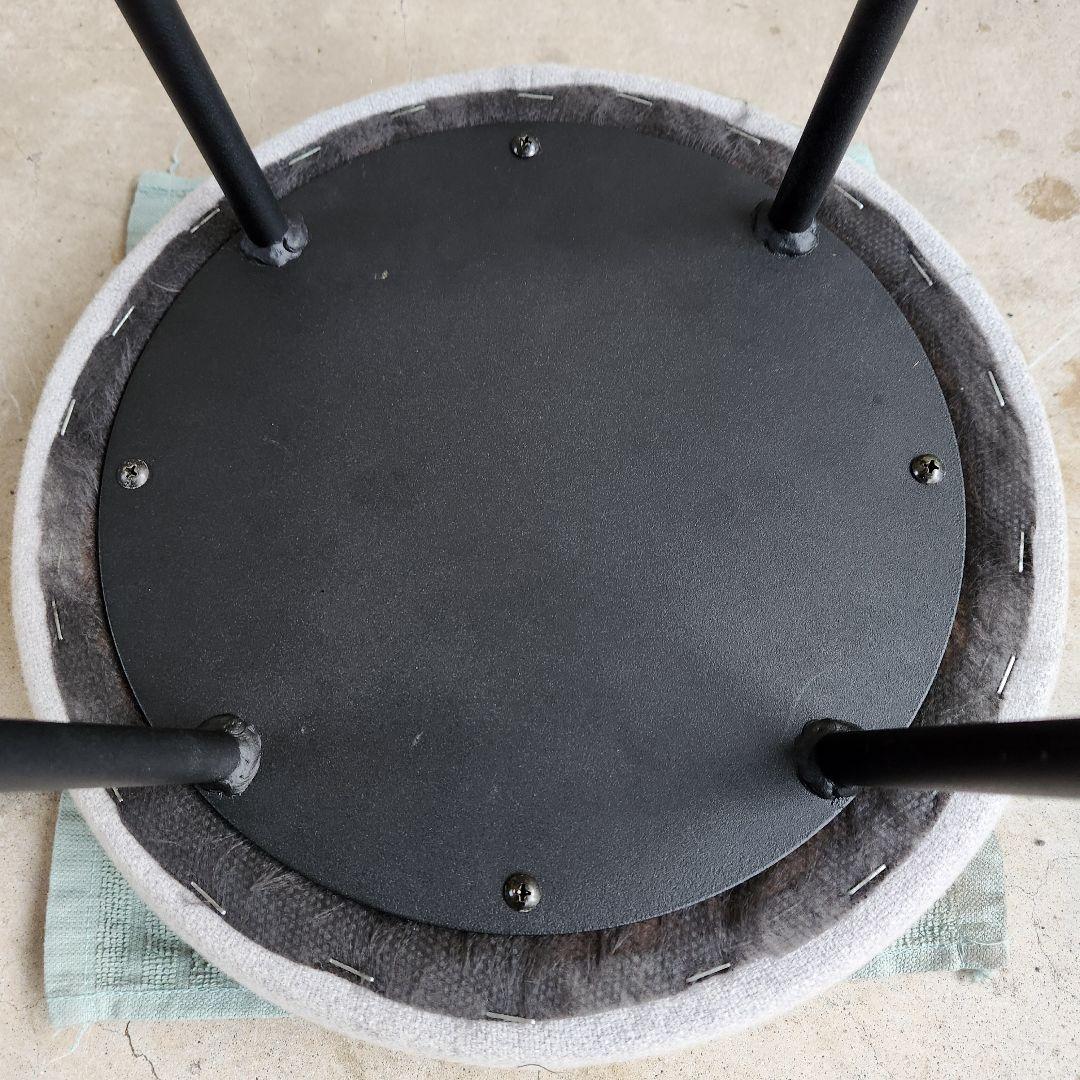 ピアスツール420　丸スツール　スツール　アイアンスツール　アイアン家具