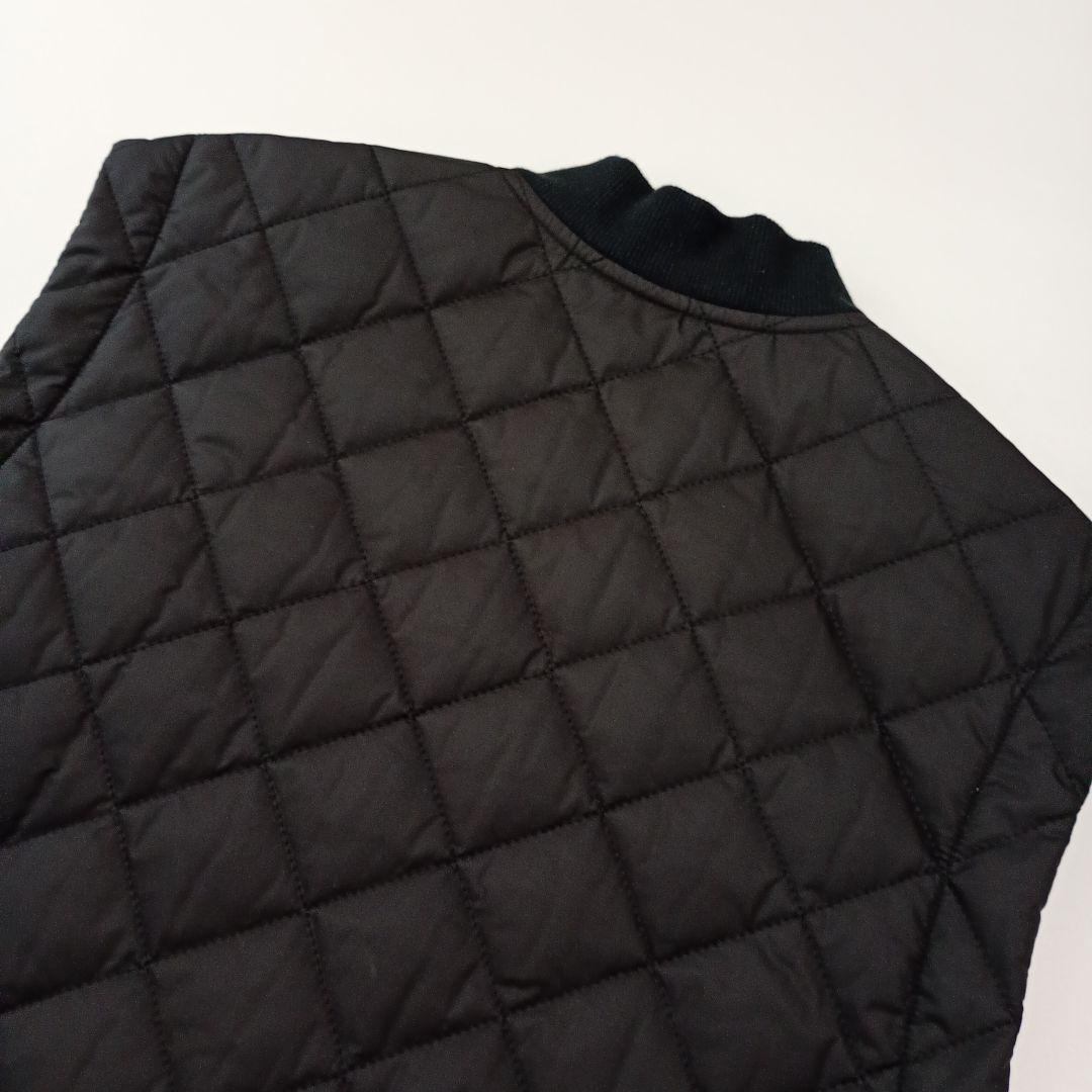 prit フリーサイズ キルティングベストノースリーブベスト ブラック 日本製