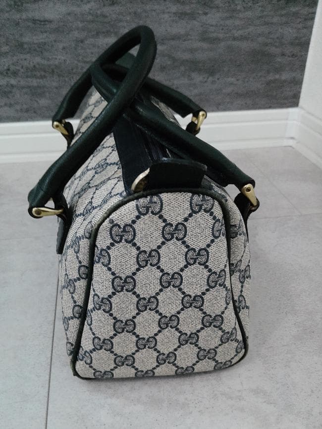 OLD GUCCI オールドグッチ シェリーライン GG柄 ミニボストンバッグ