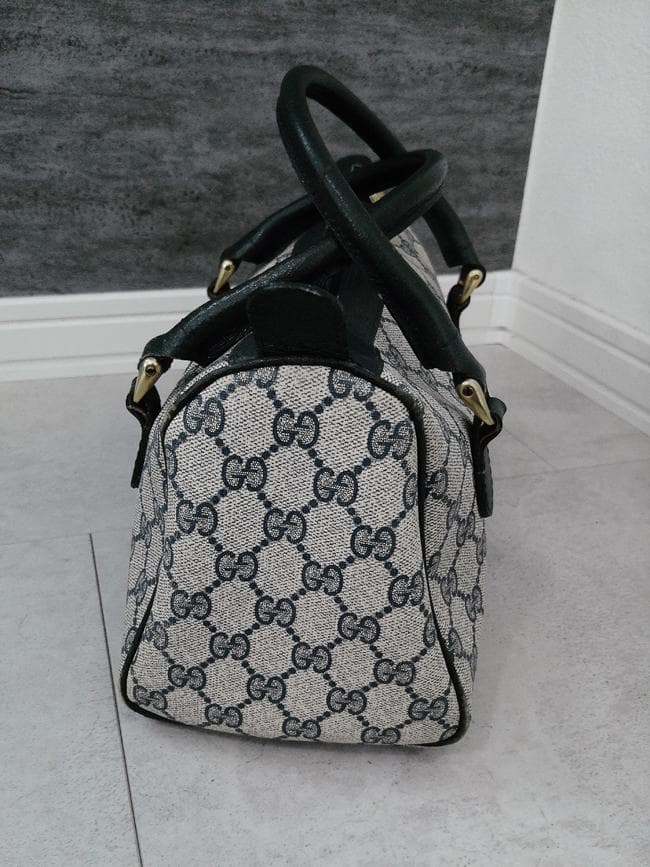 OLD GUCCI オールドグッチ シェリーライン GG柄 ミニボストンバッグ