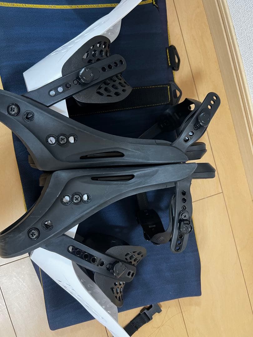 FLUX PR ホワイト スノーボードビンディング Lサイズ