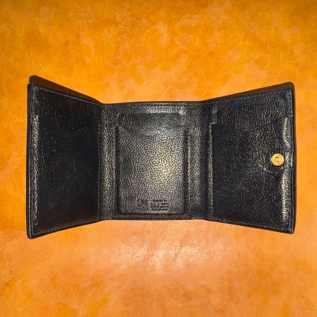 イルビゾンテ　三つ折り財布　ブラック