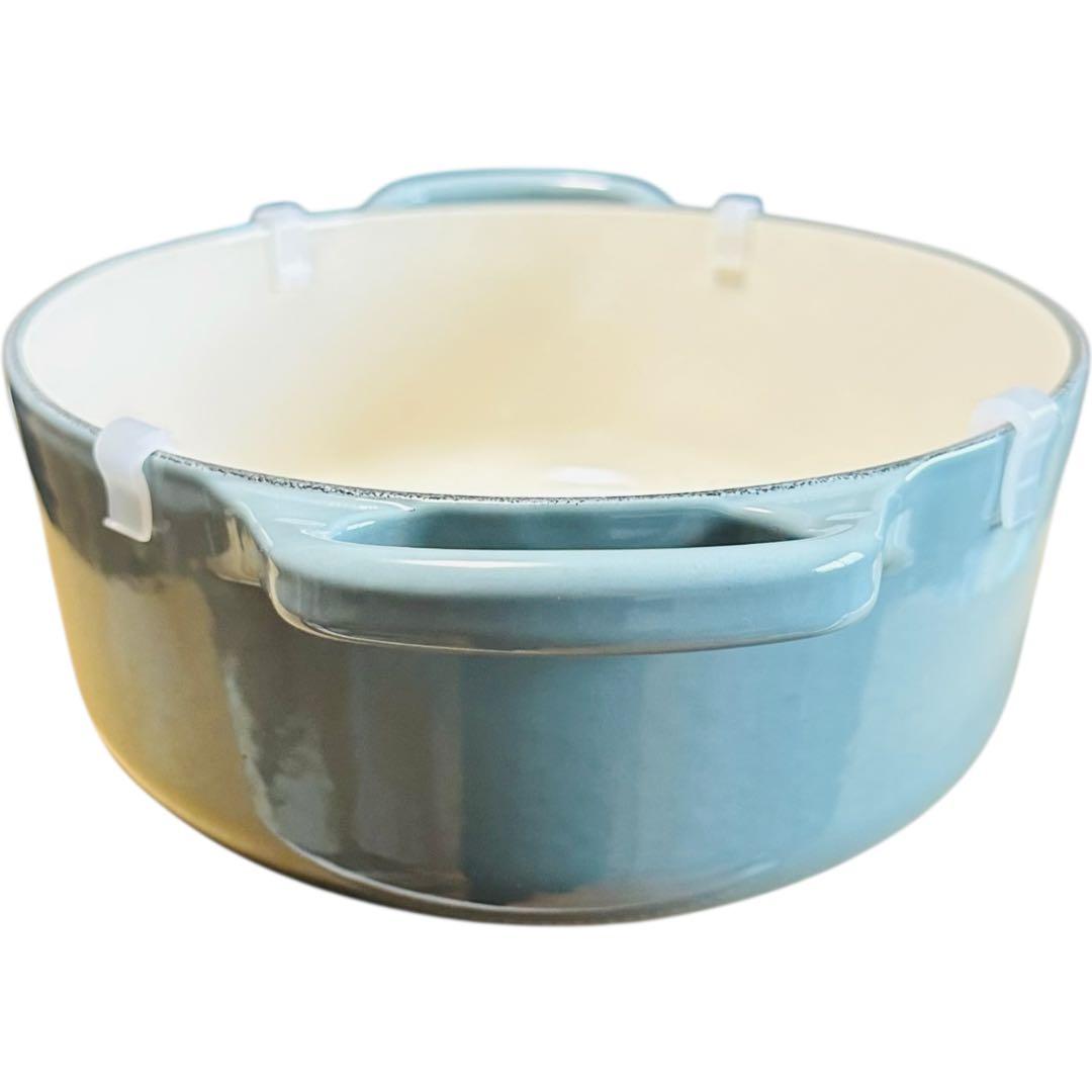 【新品】ル・クルーゼ　オーバル　27cm　シーソルト　両手鍋