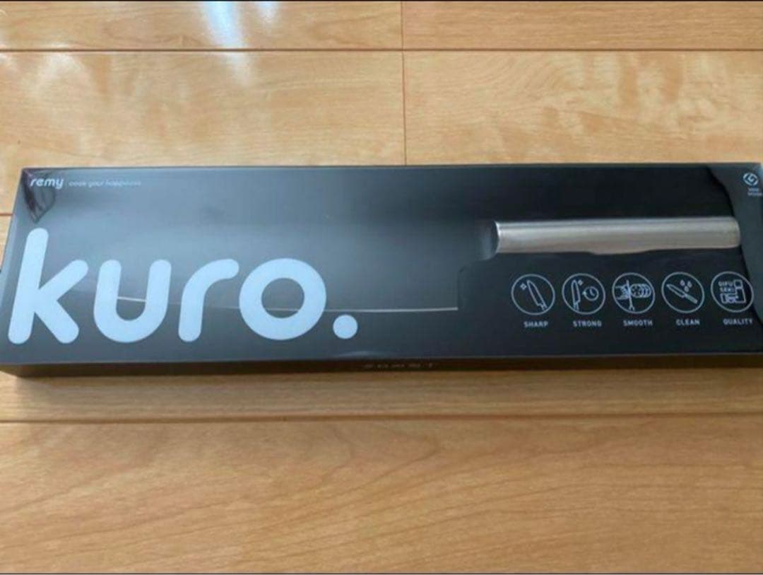 平野レミ監修 三徳包丁 黒い刃 ステンレスハンドル