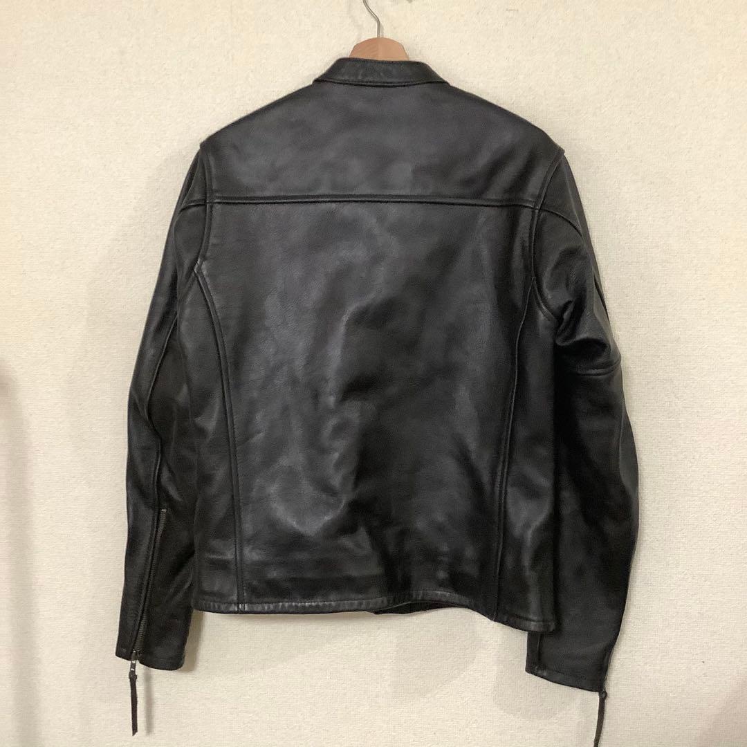 KADOYA K'SLEATHER シングルライダースジャケット　黒　K-470