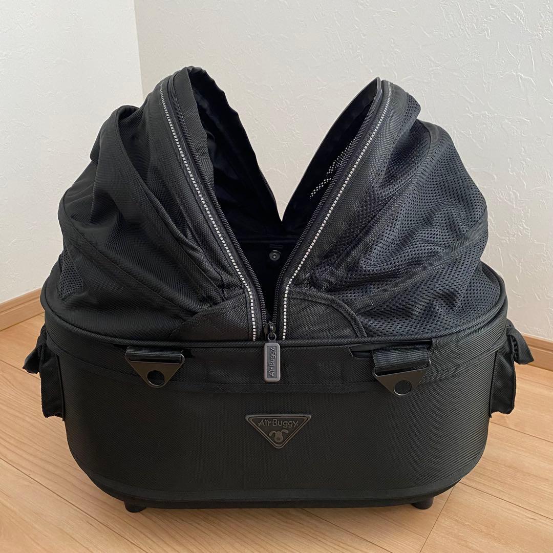 【美品】AIRBUGGY エアバギー ドーム コットのみ ブラック ペットカート