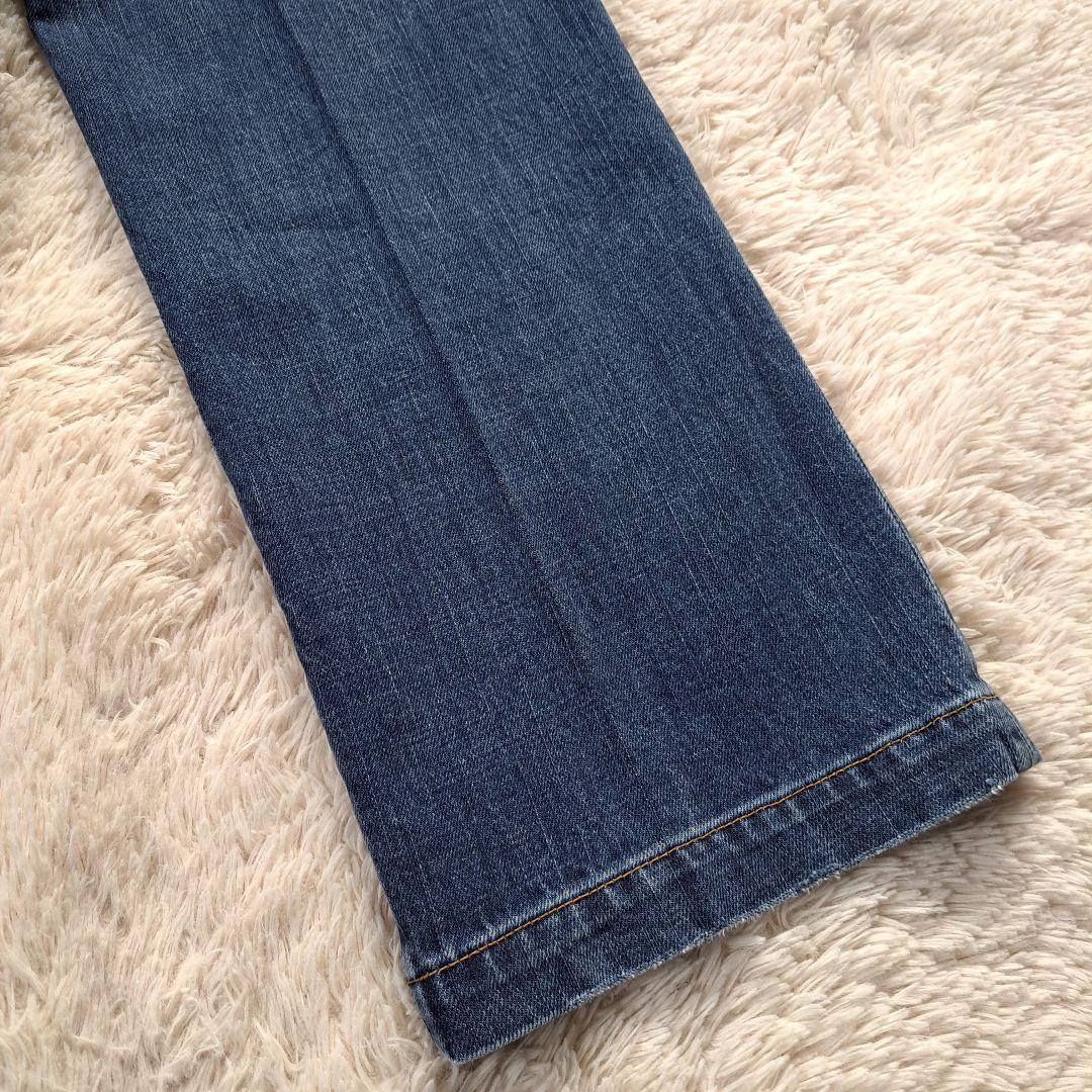 24AW 美品 23区 RED CARD デニムワイドパンツ 30 小さいサイズ